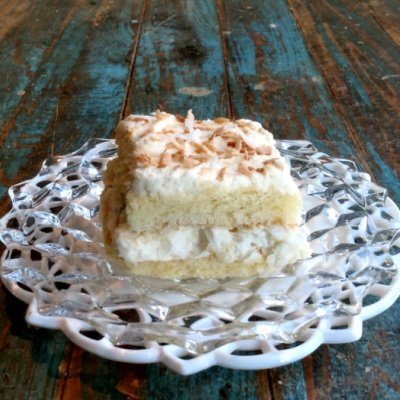 Coconut Cake Slice (available starting 4/22)